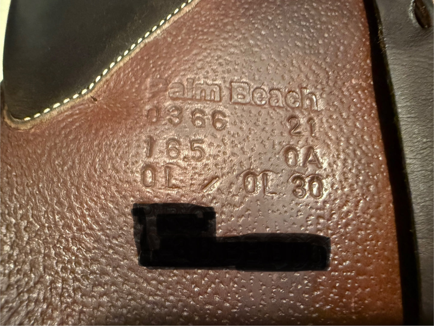 16.5" Voltaire Palm Beach Saddle