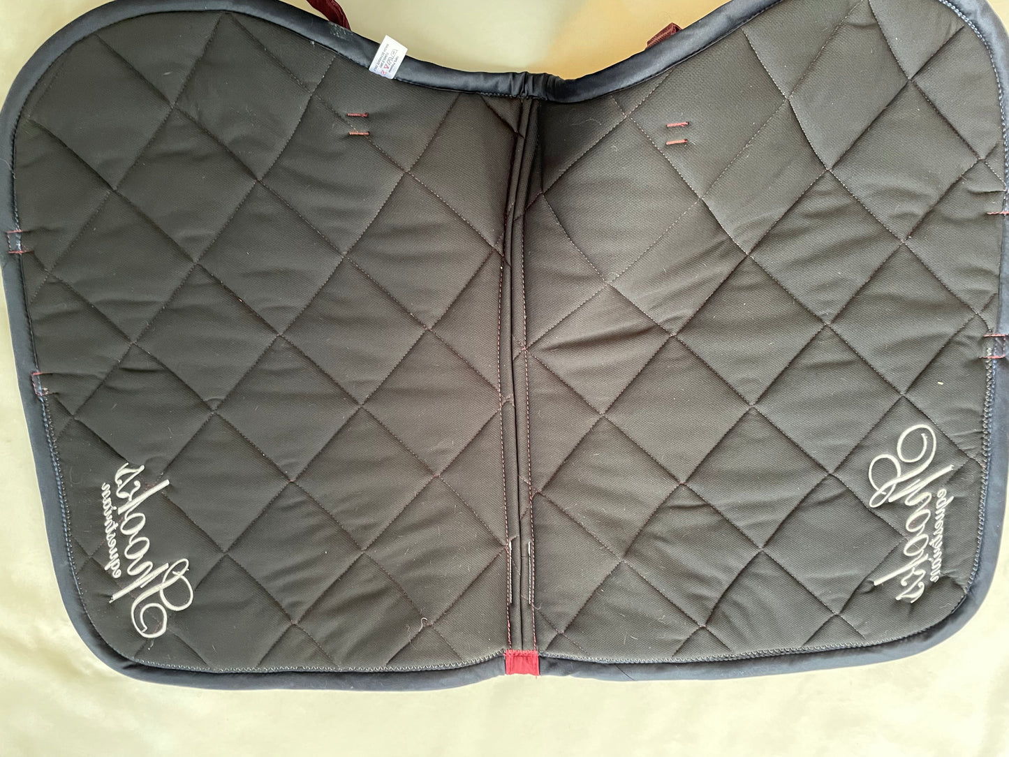 Spooks Equestrian Burgundy Pad and Fly Bonnet - NWOT