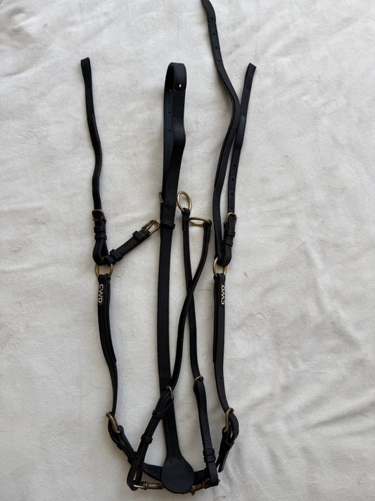 CWD Adjustable Bridge Breastplate, Size 3, Black - Excellent Condition