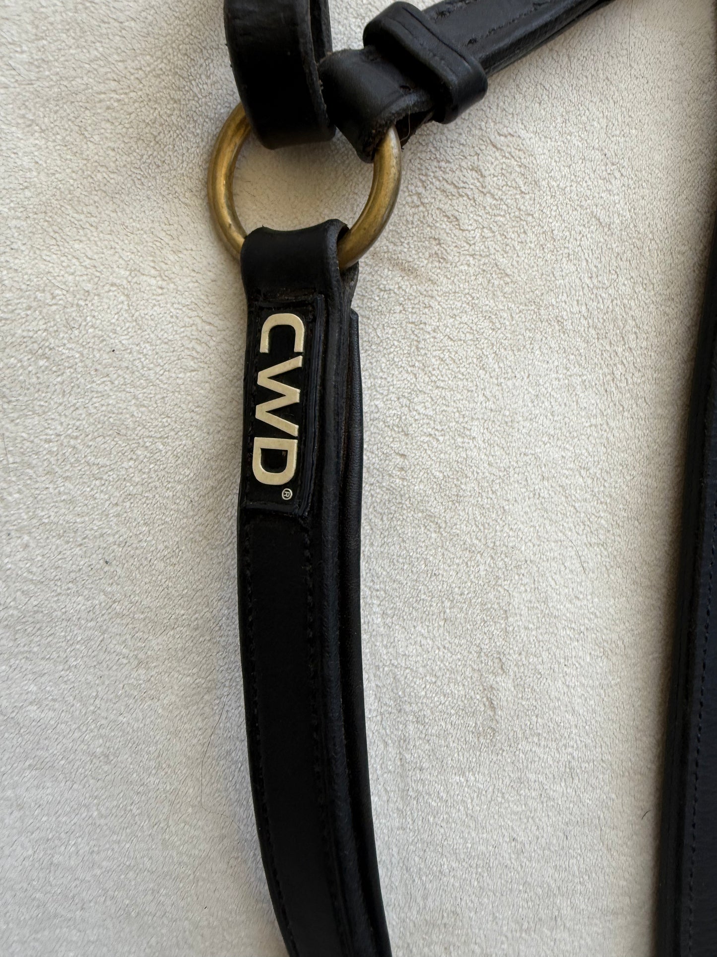 CWD Adjustable Bridge Breastplate, Size 3, Black - Excellent Condition