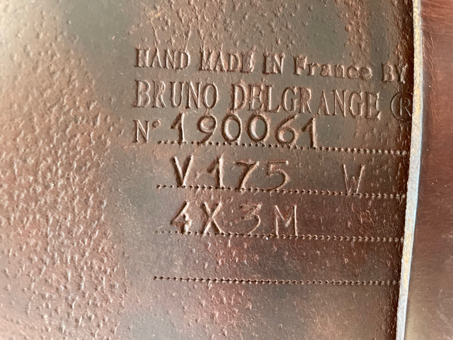 Bruno Delgrange Partition 17.5" Seat 4X Flap Saddle