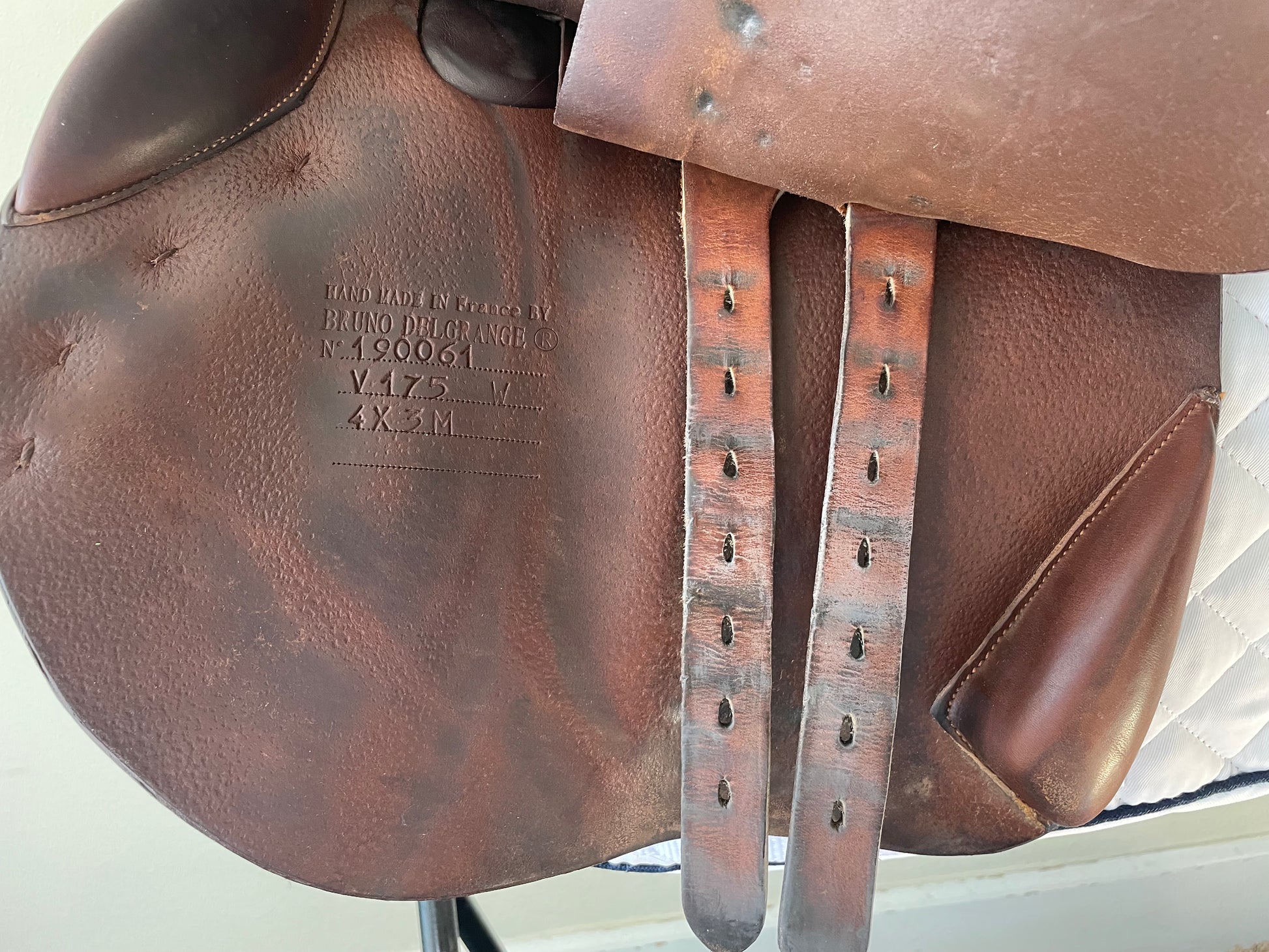 Bruno Delgrange Partition 17.5" Seat 4X Flap Saddle