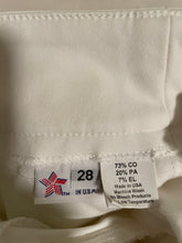 Tailored Sportsman Side Zip, Mid Rise, White/White - NWOT