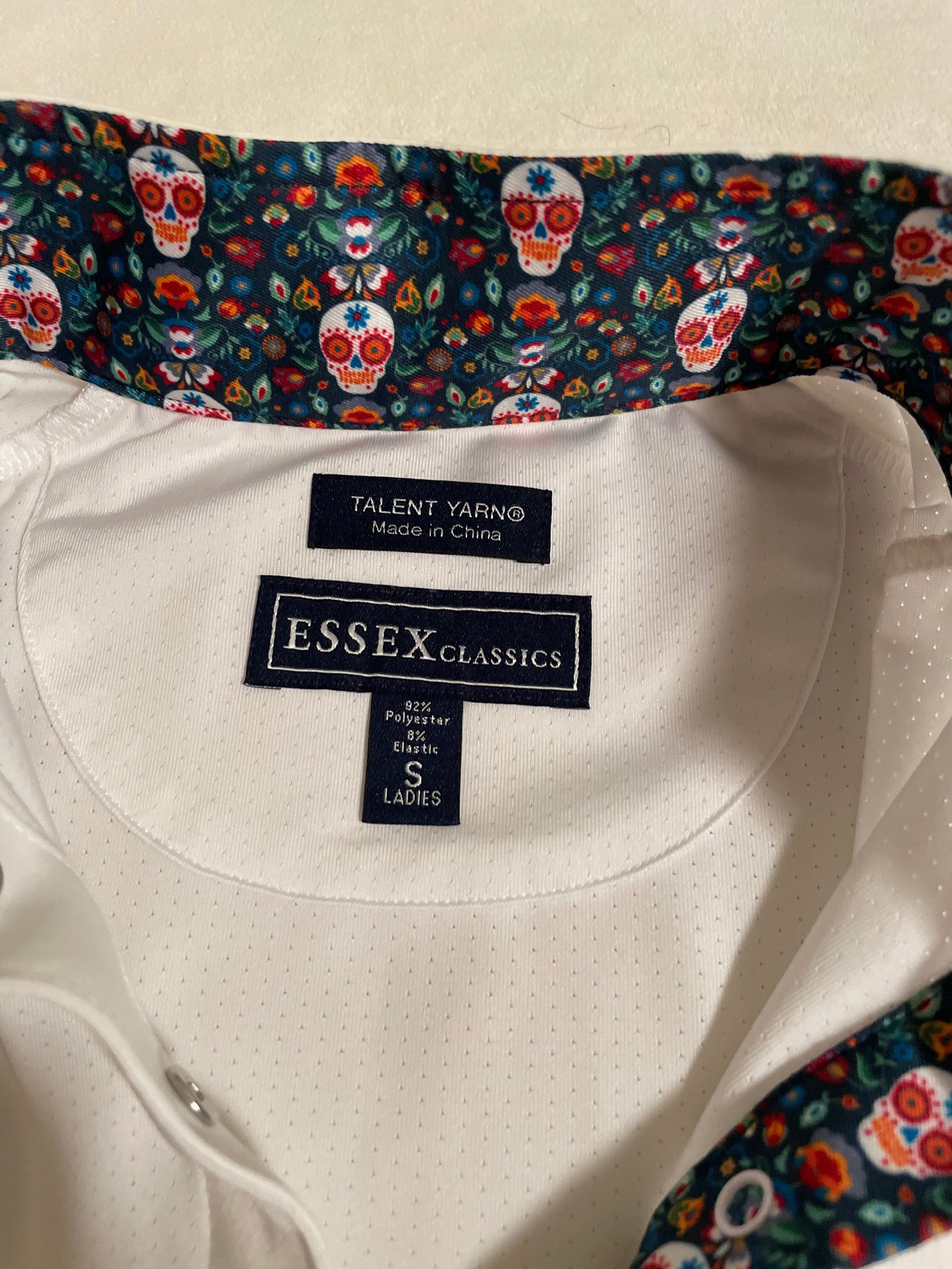 Essex Classics “Day of the Dead”, Size Small - Excellent Condition