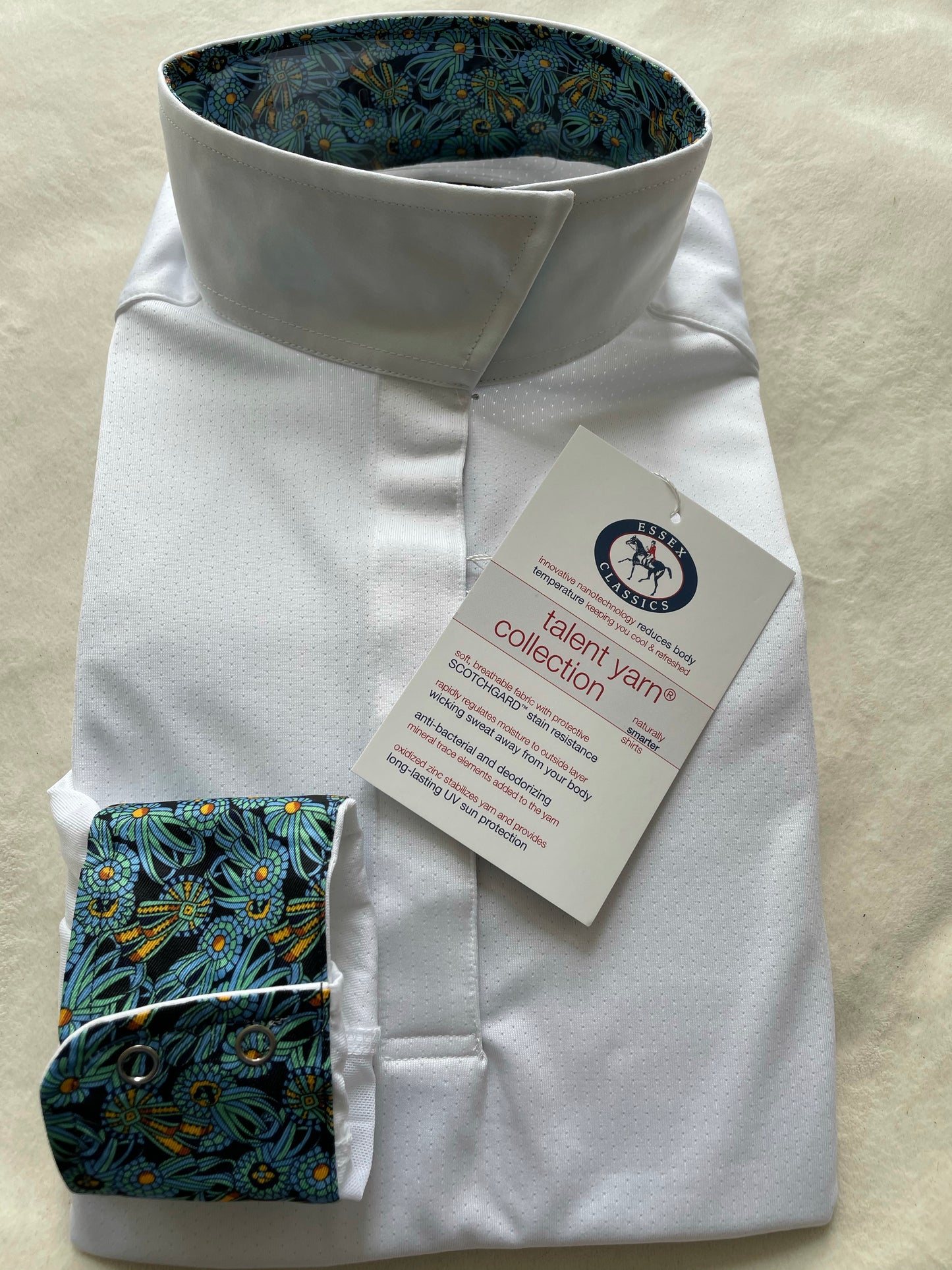Essex Classics Long Sleeve Show Shirt (Various Prints), Size Large (New in Package)