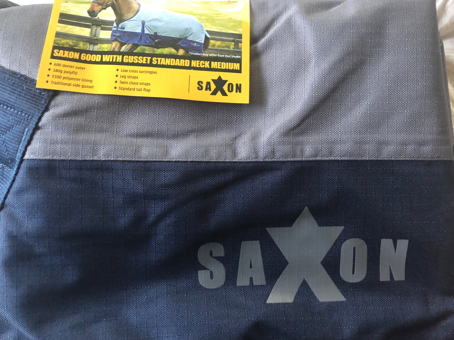 Saxon Sheet 600D with Gusset Standard Neck Medium - 60”