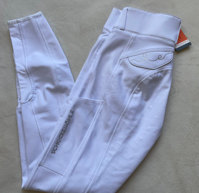 Schockemöhle Noelle Breeches, Full Seat, White, Size 38 (US 26) - New with Tags