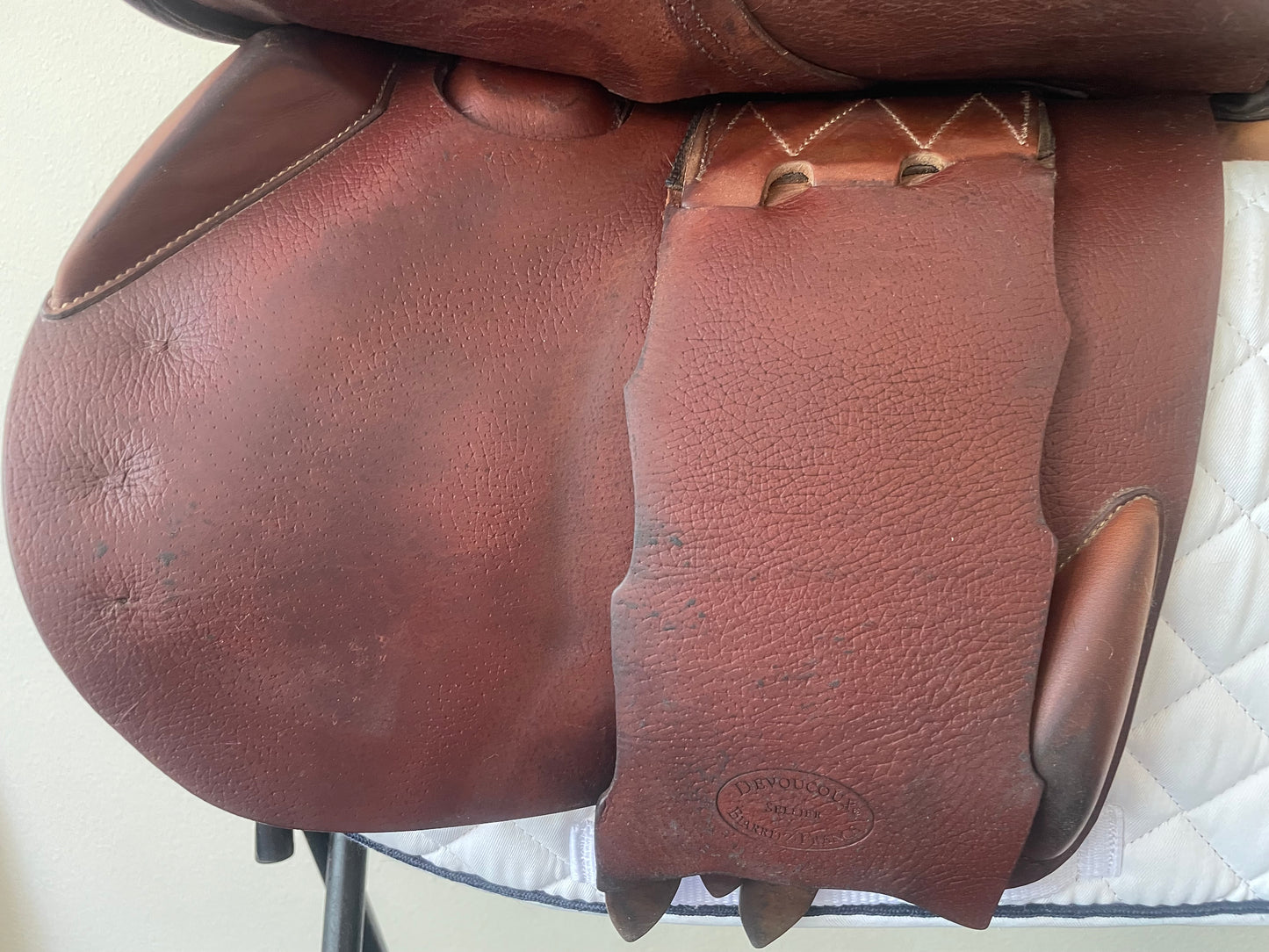 18 - 2012 Devoucoux Oldara, 2A Flap, 4.75 Dot to Dot, Buffalo Leather - Very Nice