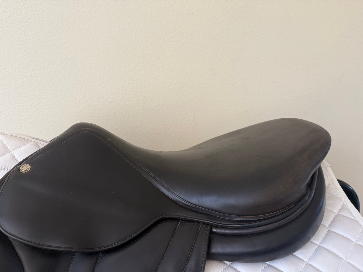 17 - 2009 Butet Dressage Saddle, “P”, 3 Flap, Full Calf