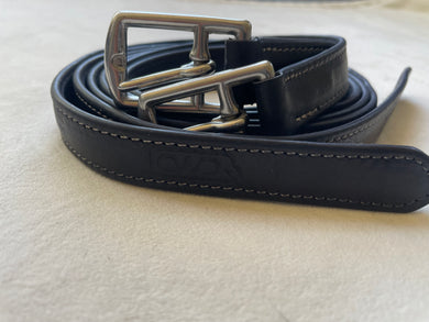 CWD Calf Lined Stirrup Leathers, Black, 130/52”, Excellent Condition