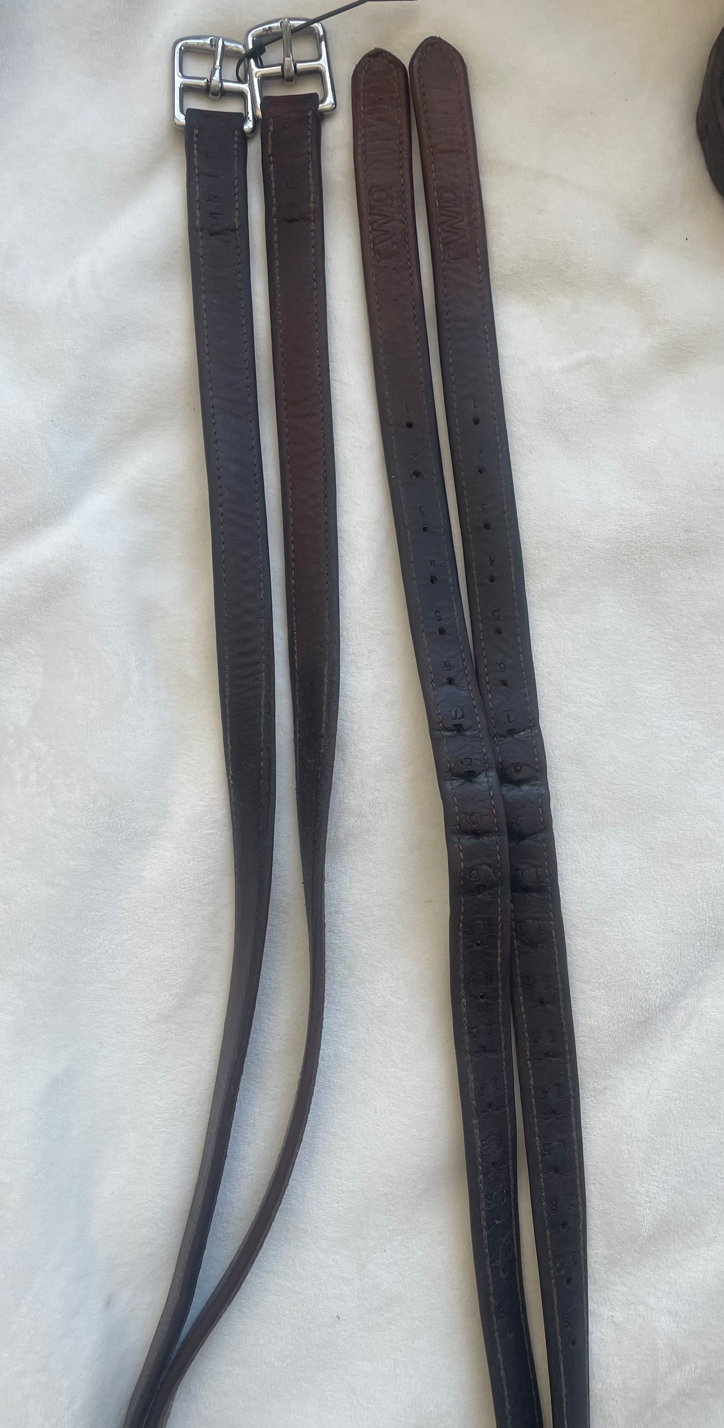 CWD Stirrup Leathers, Used Condition - 145cm/58”