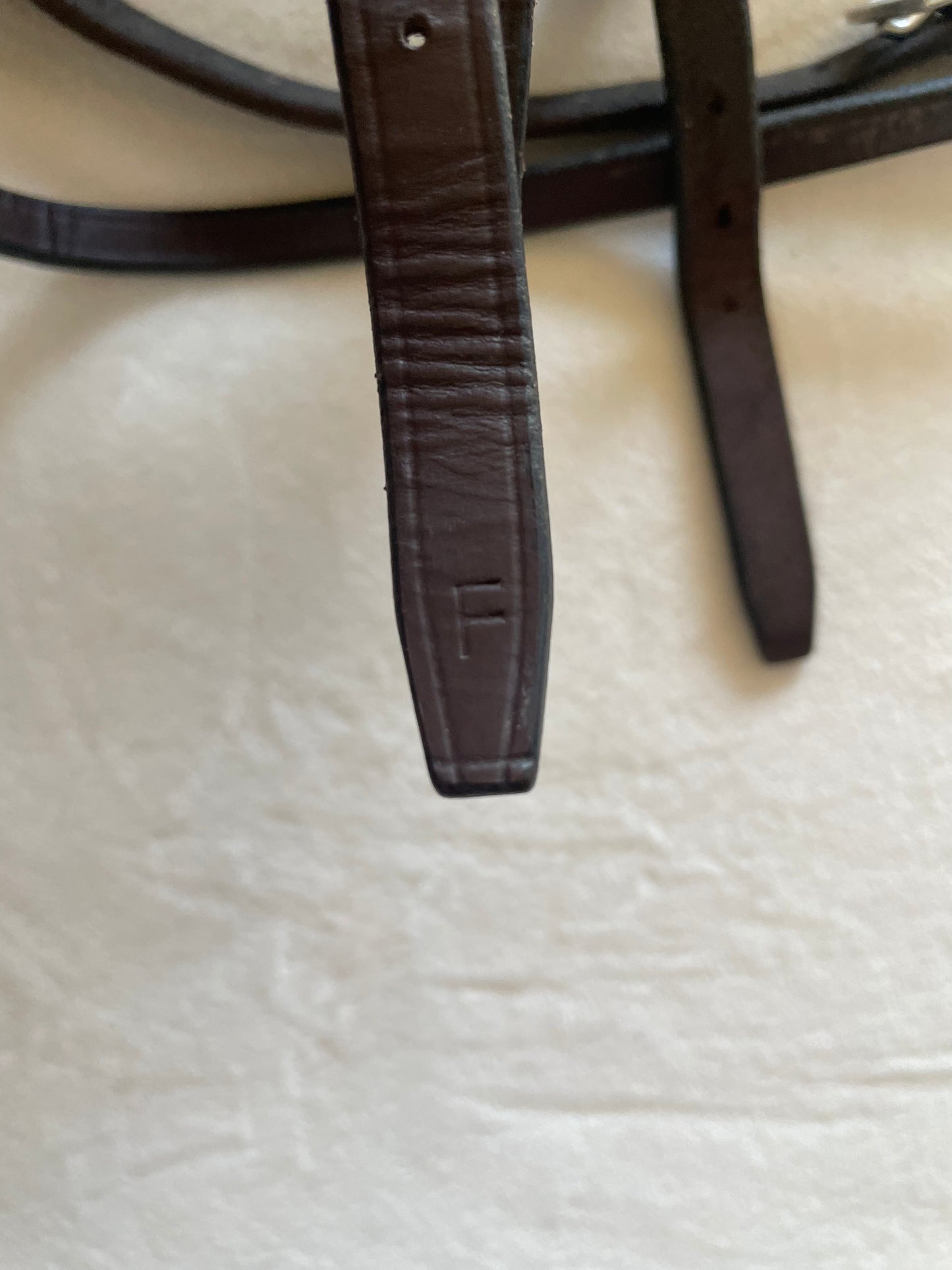 Prestige Monocrown Full-Sized Bridle, Missing Cheek Pieces