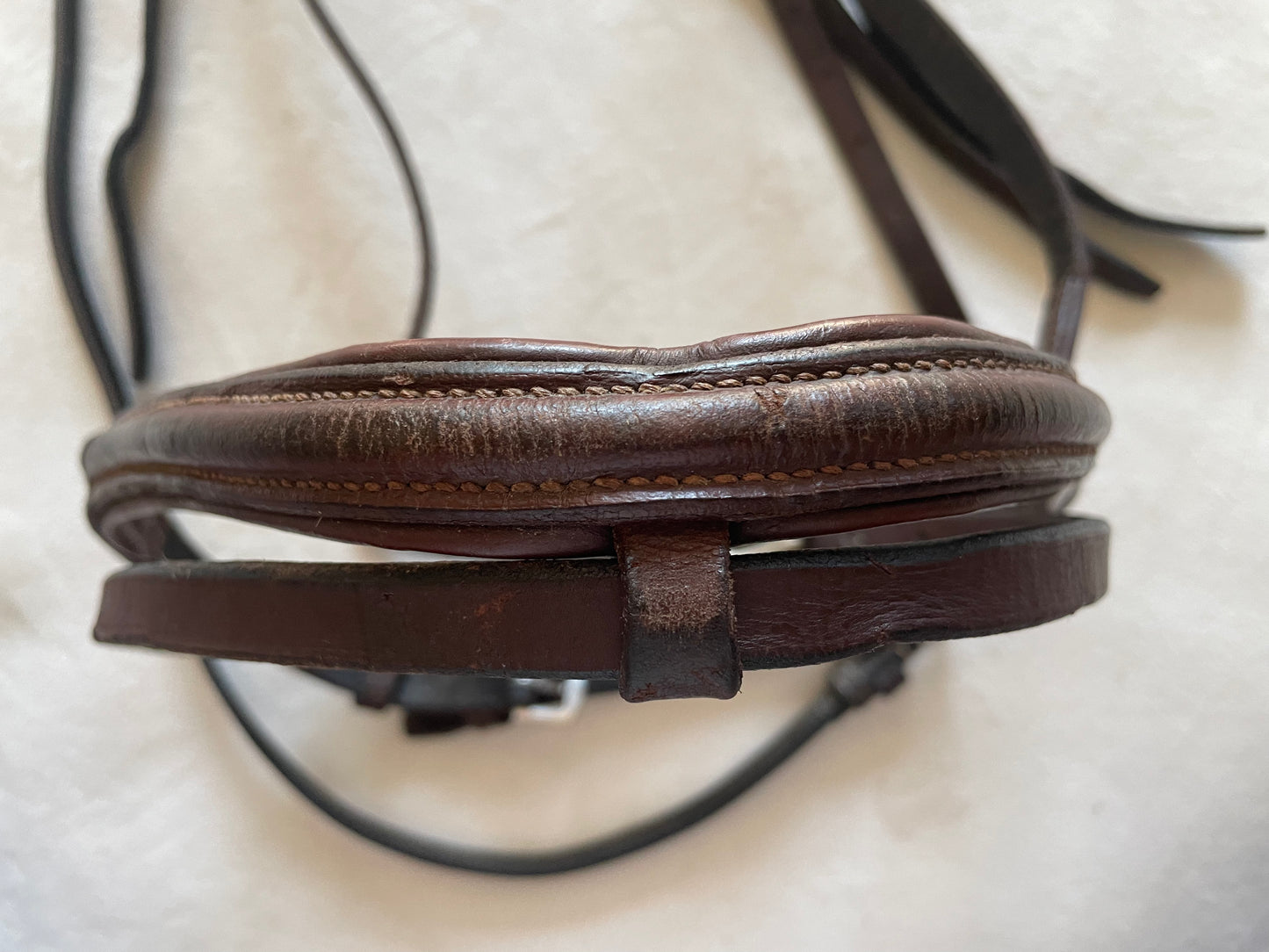 Prestige Monocrown Full-Sized Bridle, Missing Cheek Pieces