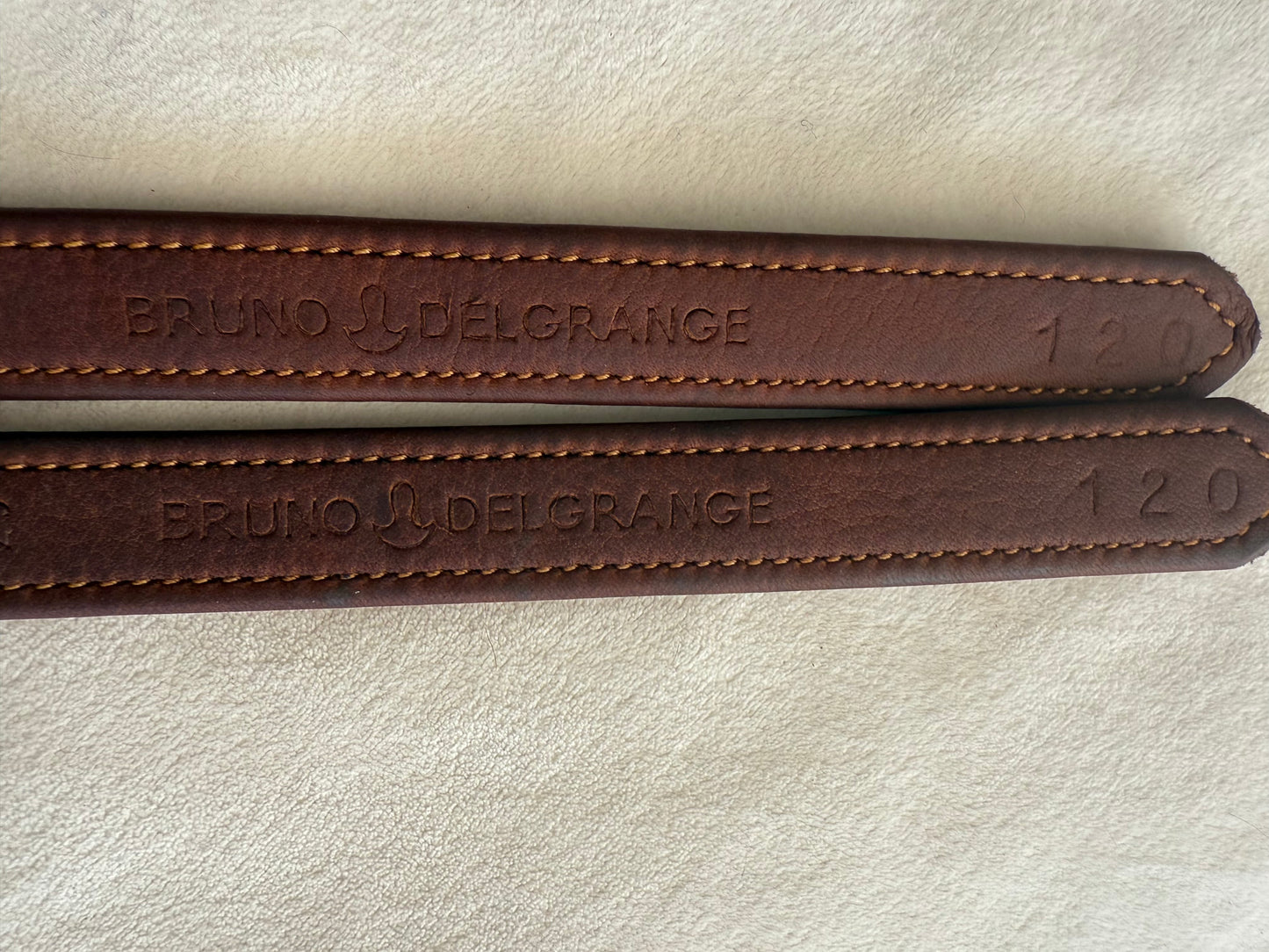 Bruno Delgrange Stirrup Leathers, 120cm / 48” - Nearly New