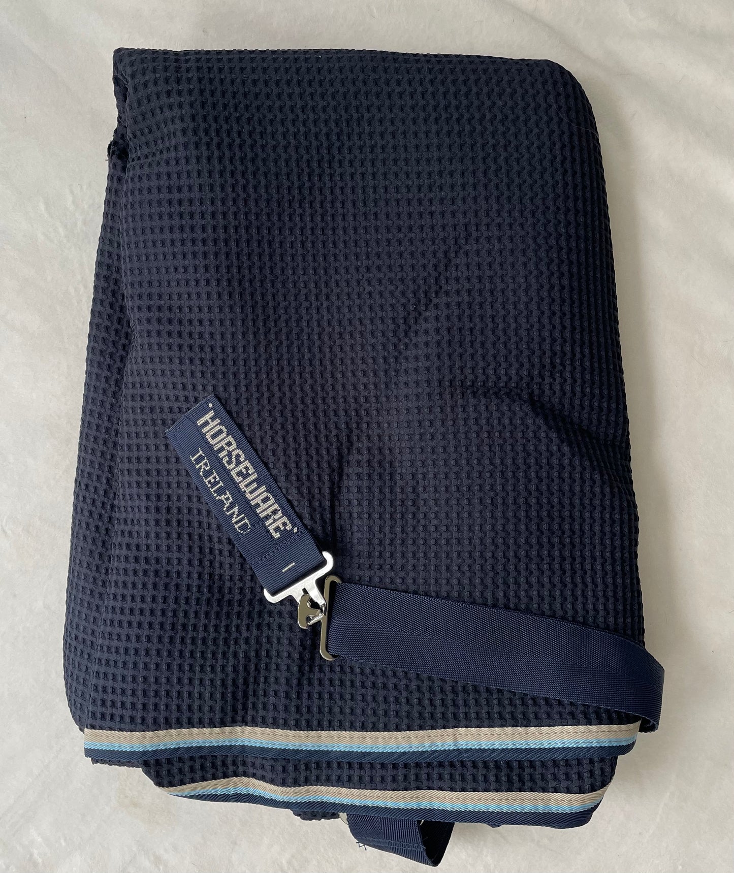 Horseware Ireland Rambo Techni-Waffle Cooler 84” (Navy/Light Blue) - NWT