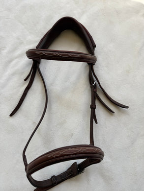 CWD French Noseband Bridle with Fancy Stitching - See Description