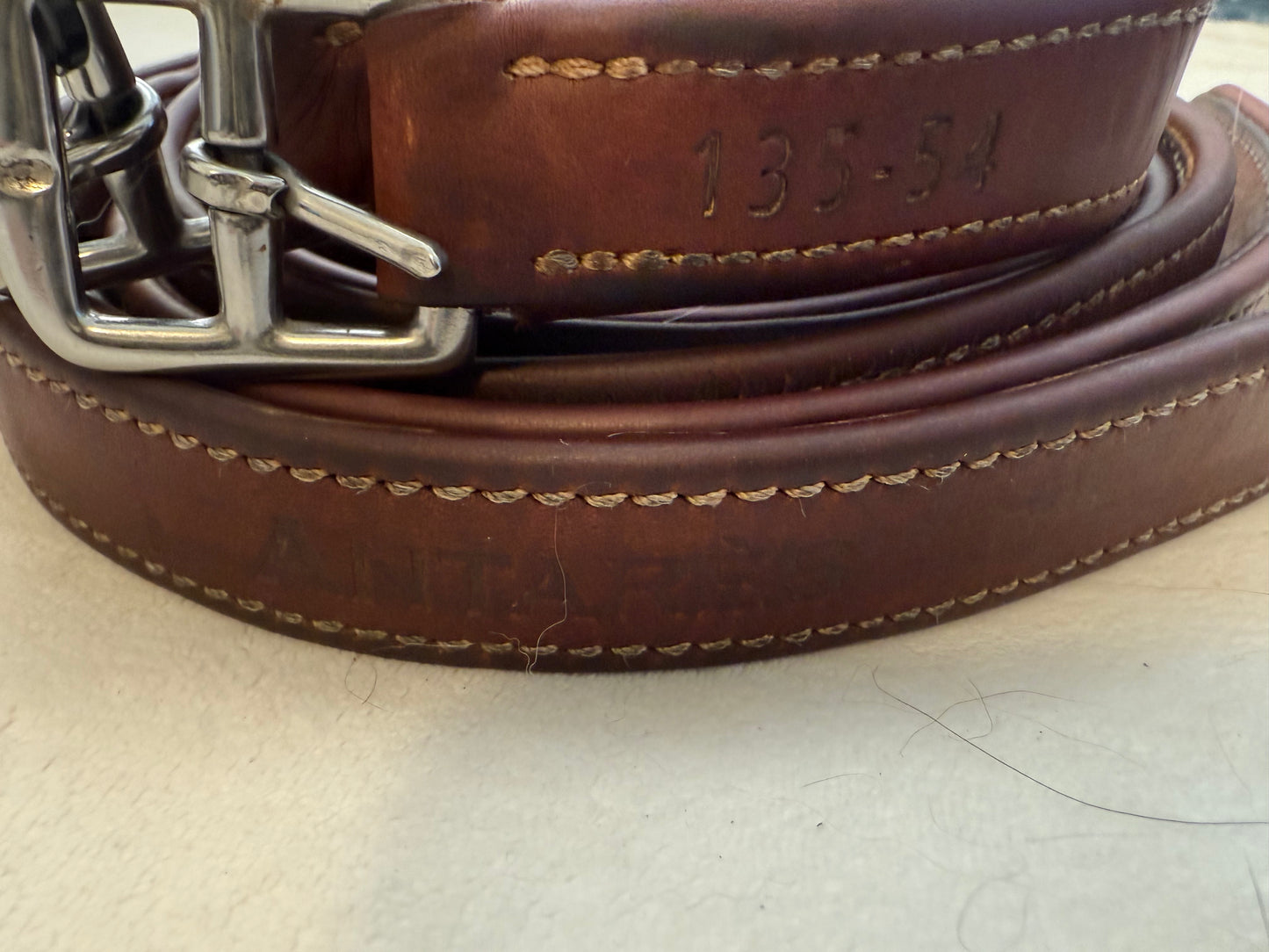 Antares Stirrup Leathers, 135cm/54”, Excellent Condition