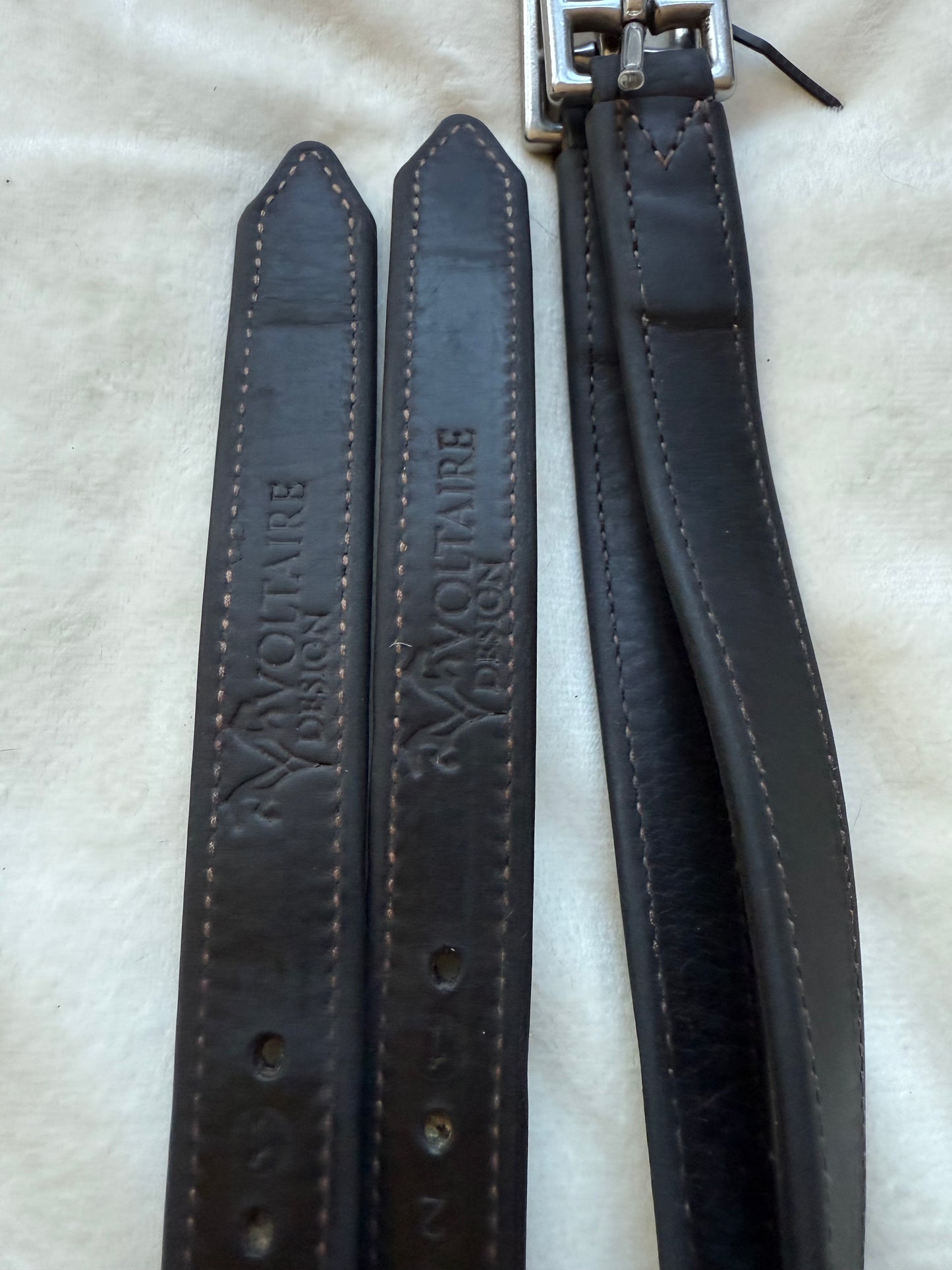 Voltaire Stirrup Leathers, Nice Condition, 145cm/58” - Used