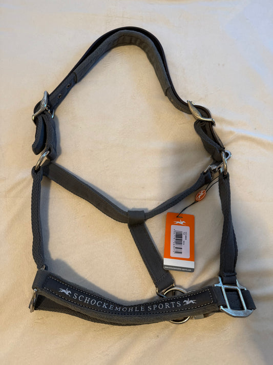 Schockemöhle Memphis Breakaway Halter, Gray, New with Tags