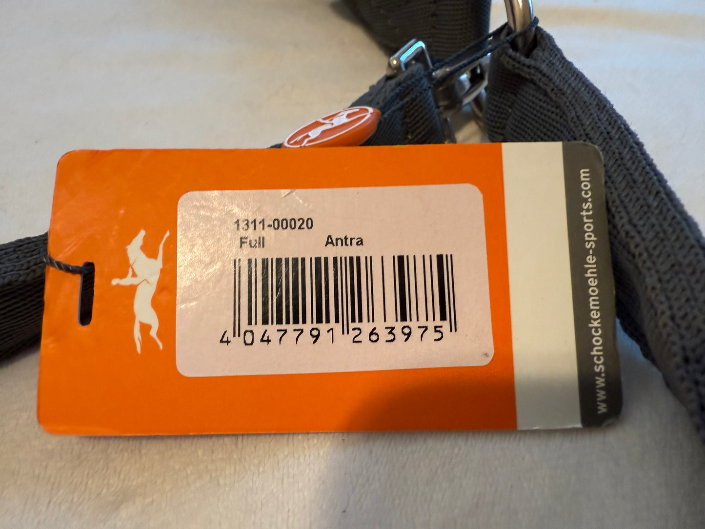 Schockemöhle Memphis Breakaway Halter, Gray, New with Tags