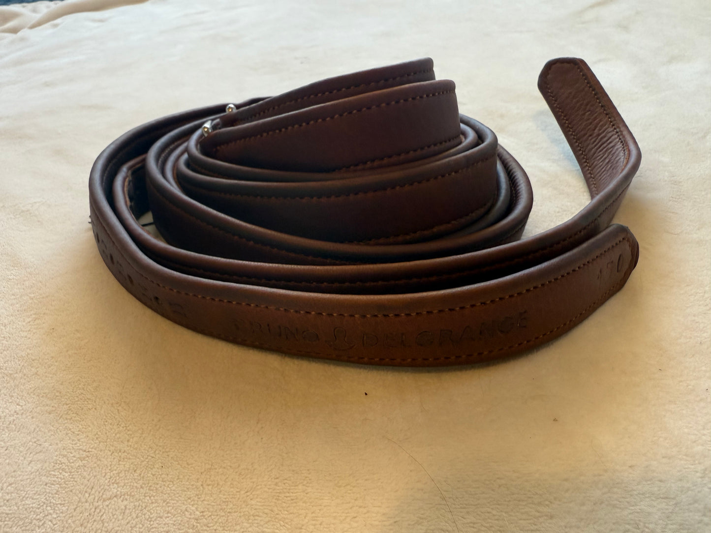 Bruno Delgrange Stirrup Leathers, Lightly Used, 150 / 60”, Excellent Condition