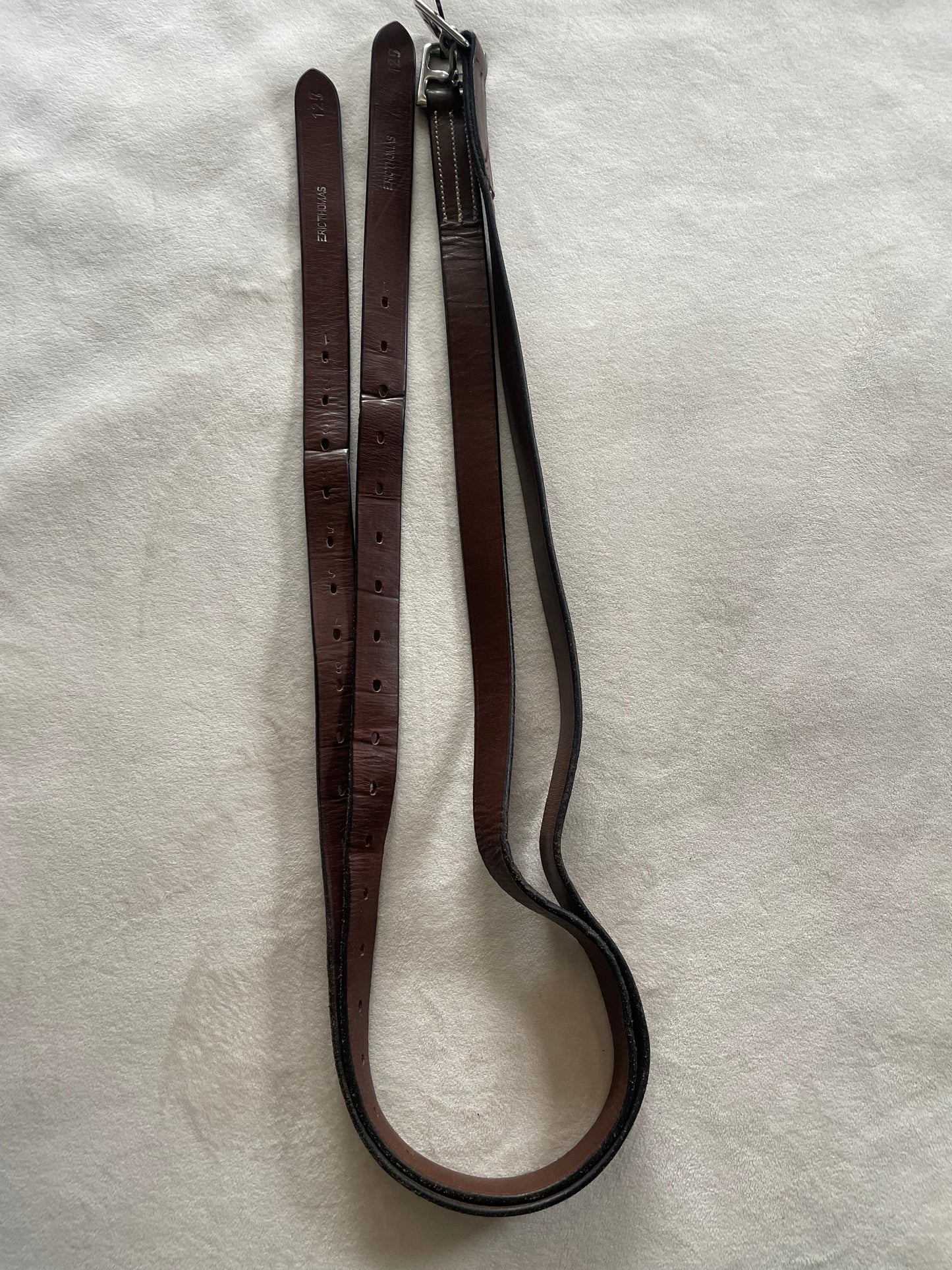 Eric Thomas 125cm / 50” Stirrup Leathers - Grain Leather - Excellent/Barely Used