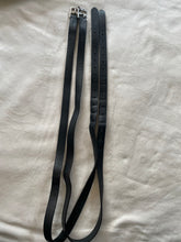 Premier Stirrup Leathers, 145cm/58”, Black, Excellent Lightly Used