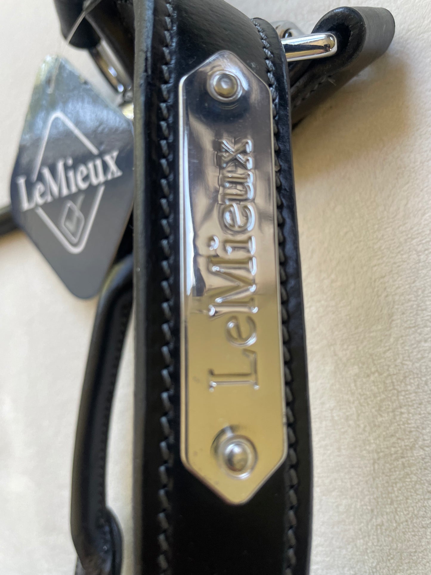 LeMieux Rope Halter, Black, Full Size - New with Tags