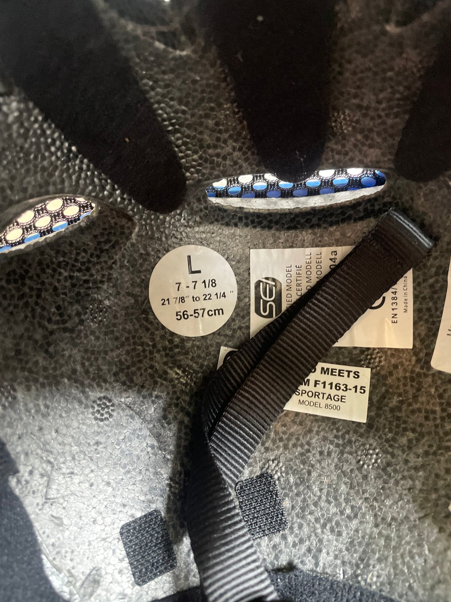 Tipperary Large Helmet (No Box) 7-71/8” (56-57cm), Blue, Lightly Used