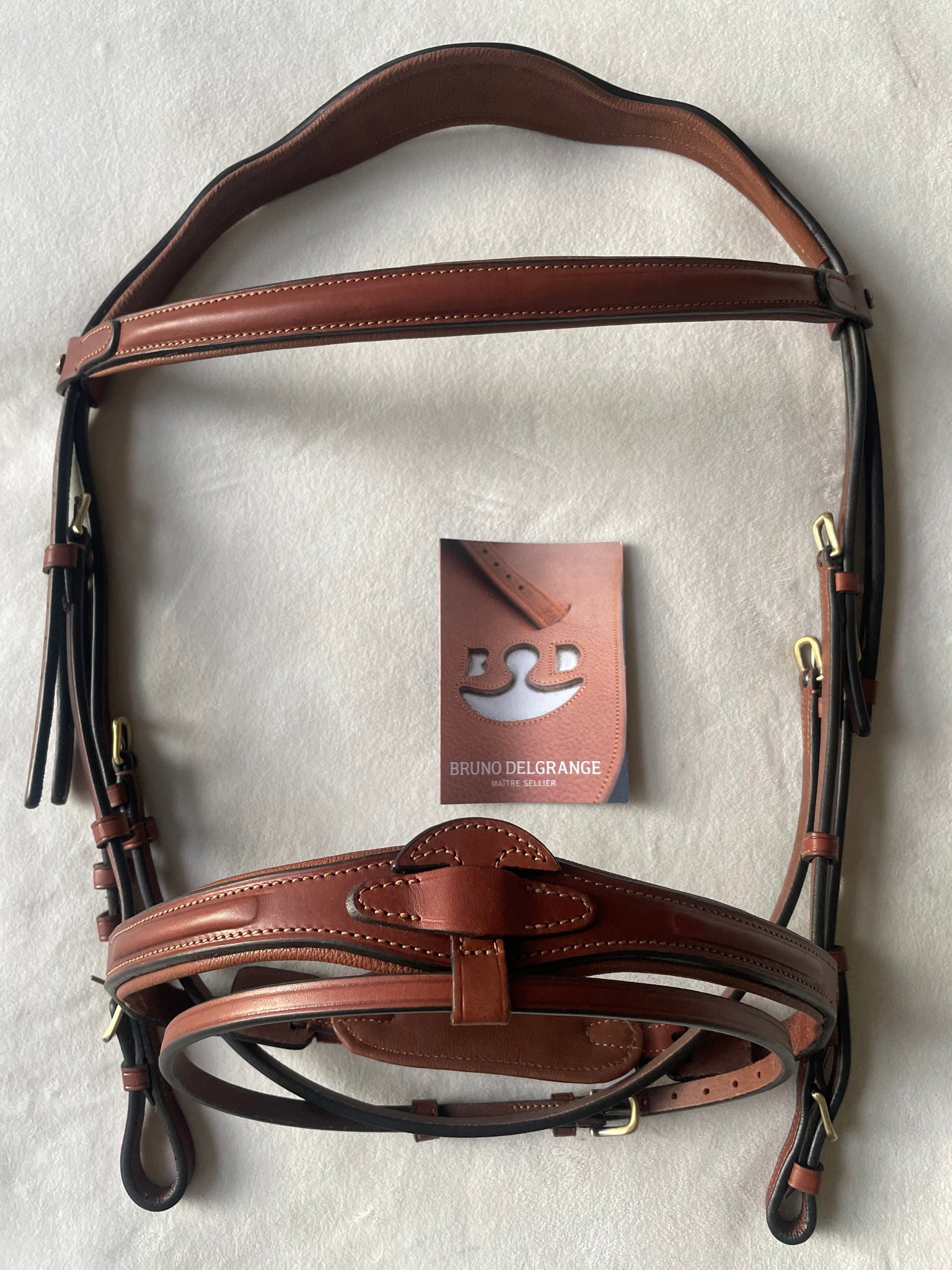 Bruno Delgrange Jumping Bridle w/ Flash (Full Size) ***BRAND NEW