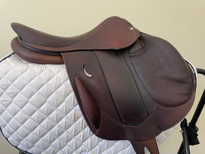 16.5 - 2015 Devoucoux Chiberta Junior, 0A Flap, 5” Dot-to-Dot, Buffalo Leather - Nice Condition