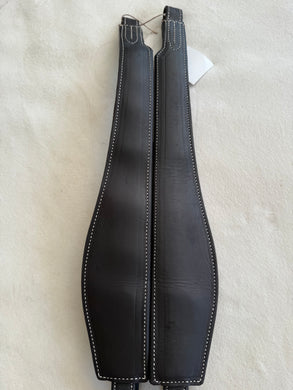Butet Wide Leathers (monostirrups), Black, Medium - Brand New w/ Tags