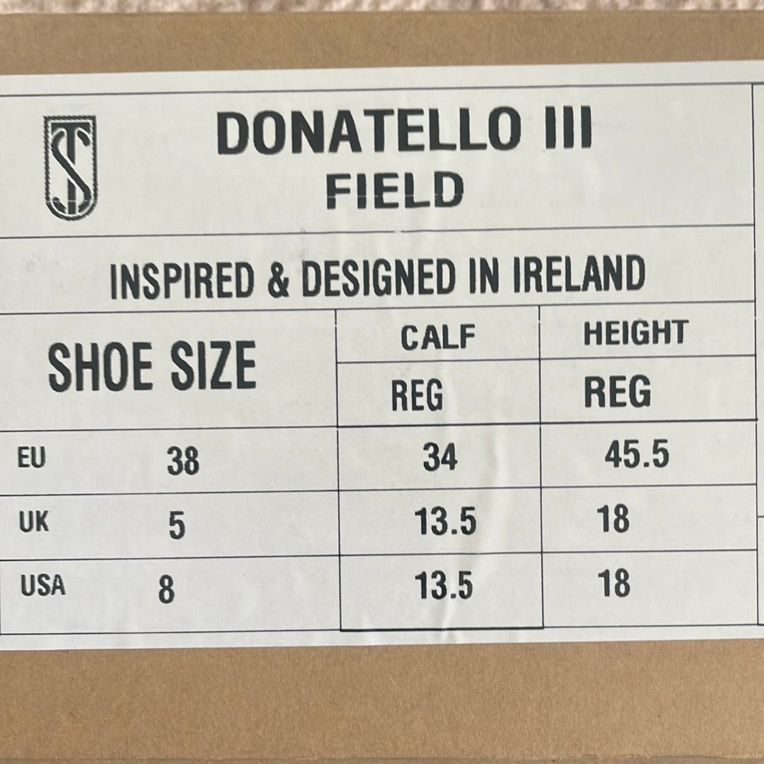 Tredstep Ireland Donatello III Field Boot (Size 38 or Womens 8 US) New in Box