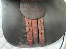 17.5 - Antares Custom Saddle, Dark Brown - Excellent Condition