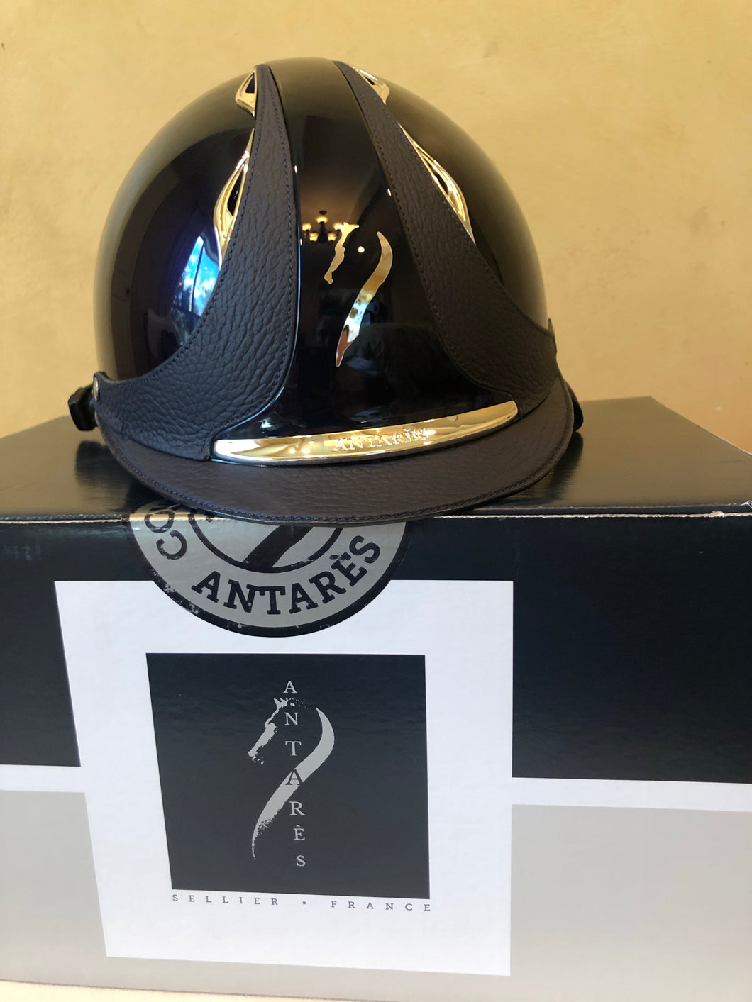 Antares Premium Blue Glossy Helmet - Size S (54-56.5”)