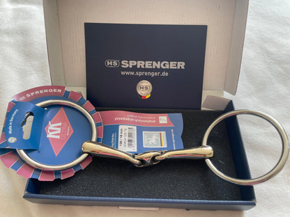 HS Sprenger Ultra Sensogan Loose Ring Snaffle Bit - New in Box