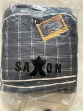 Saxon 1200 PP Stable Blanket / Rug, 84”,  Navy Plaid - New with Tags