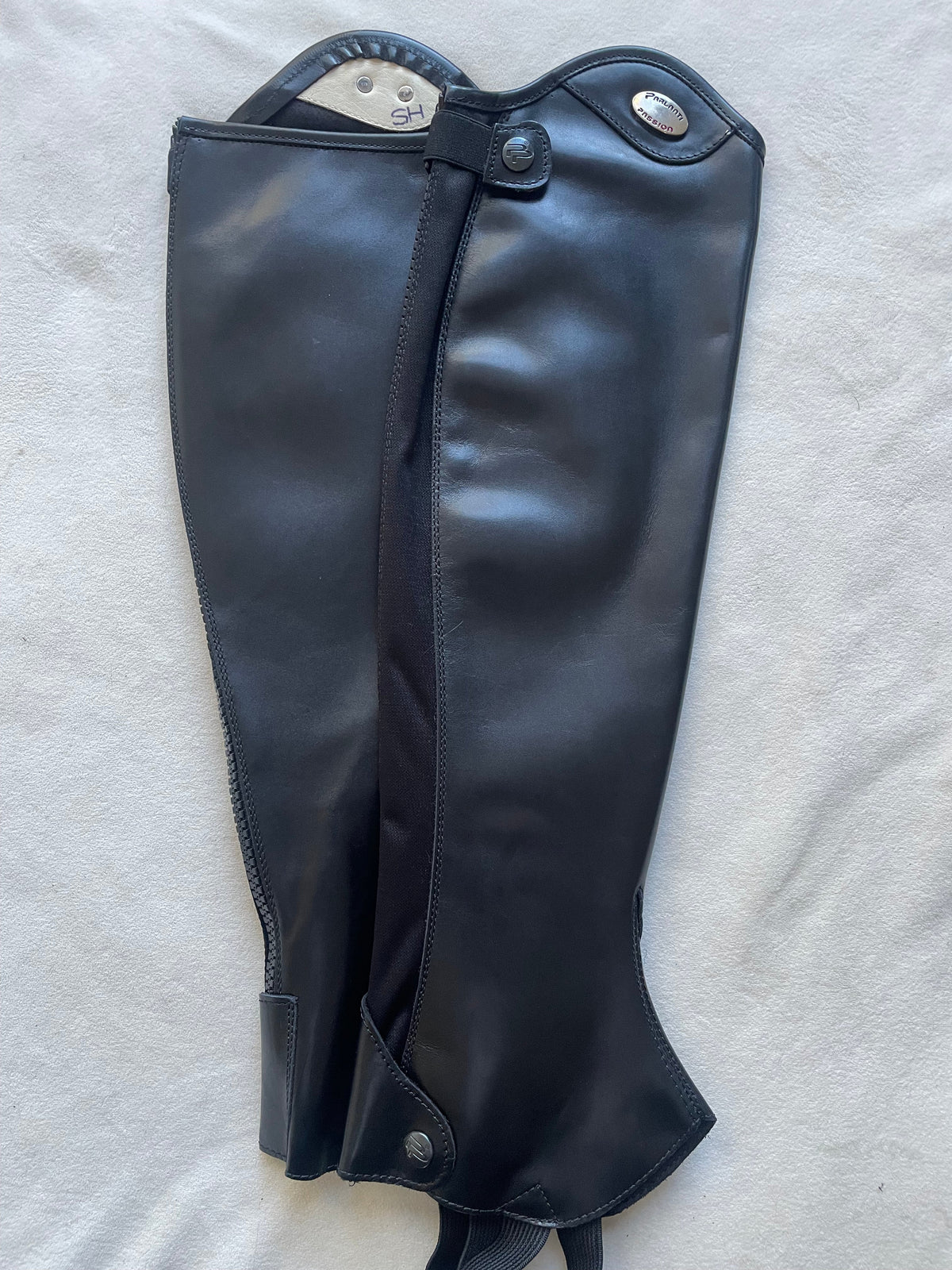PFIFF Mini-chaps Équitation - Cuir Synthétique Avec Grip Complet Et Fermeture Éclair Solide